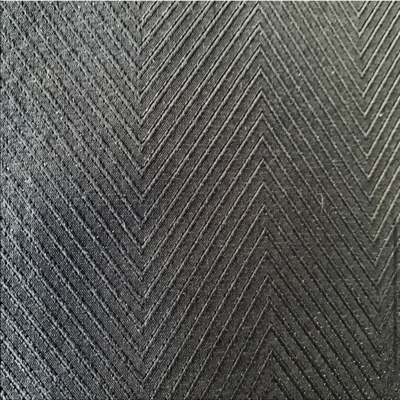 Costume National Chevron Texture Black Pencil Skirt Size Medium - Picture 4 of 7